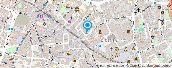 מפת הגעה אל קפה בסתת BASTET