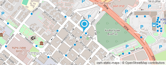 מפת הגעה אל רונית שמואלי - מאפרת מקצועית