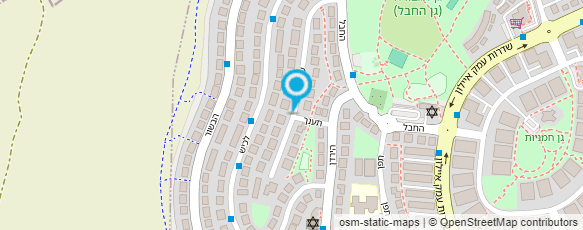 מפת הגעה אל מספרת Roni's