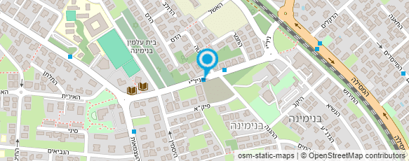 מפת הגעה אל סטודיו גילי עיצוב וחיטוב הגוף