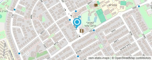 מפת הגעה אל מרכז המנעול