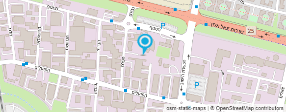 מפת הגעה אל עופר אדרי עבודות אלומיניום