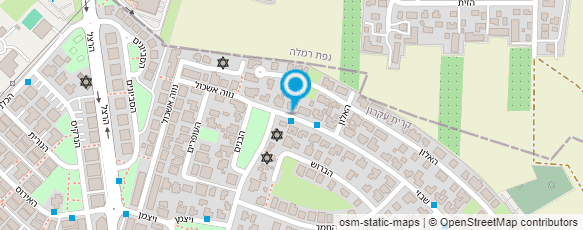 מפת הגעה אל גני עוז גינון ופיתוח