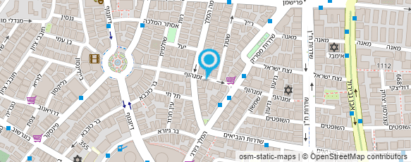 מפת הגעה אל אוסנת פרלשטיין - צלמת