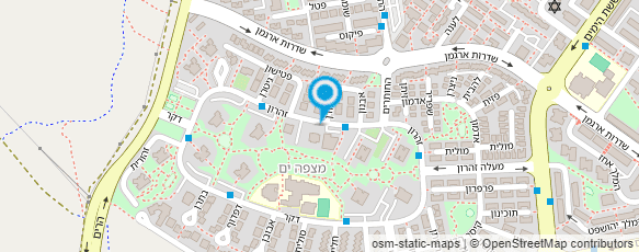 מפת הגעה אל ז'אנה צלמת -  vza