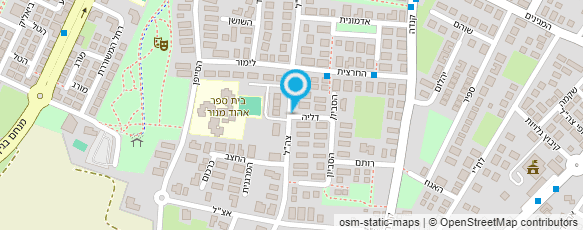 מפת הגעה אל נועה בישול בבית הלקוח