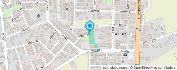 מפת הגעה אל מלצר חן