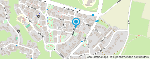 מפת הגעה אל מרציפן - עוגות מעוצבות