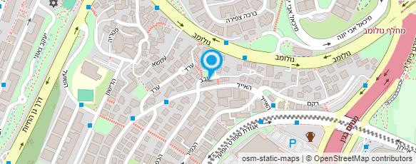 מפת הגעה אל קפית בשכונת מלחה