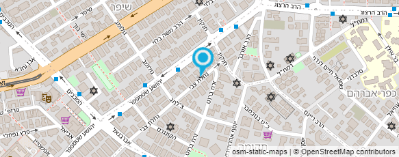 מפת הגעה אל ד"ר רוקסנה קלפר מפת הגעה אל ד"ר רוקסנה קלפר