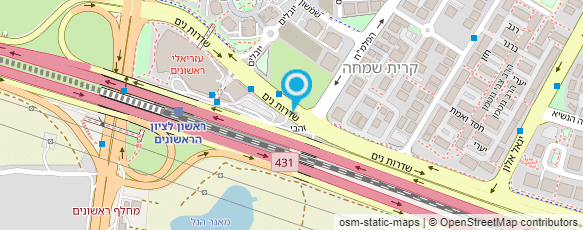 מפת הגעה אל גילי קרנות-עזריה משרד עו"ד