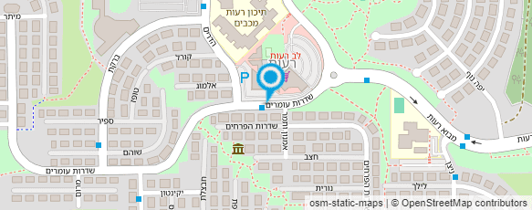 מפת הגעה אל קר שירותי רפואה