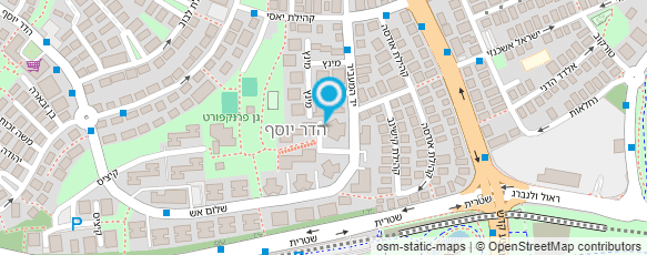 מפת הגעה אל הרב יהונתן גבאי