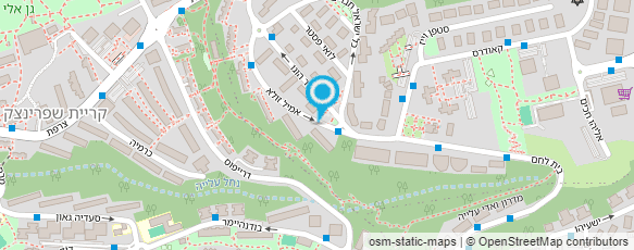 מפת הגעה אל אלינה בן דוד - עוגות מעוצבות