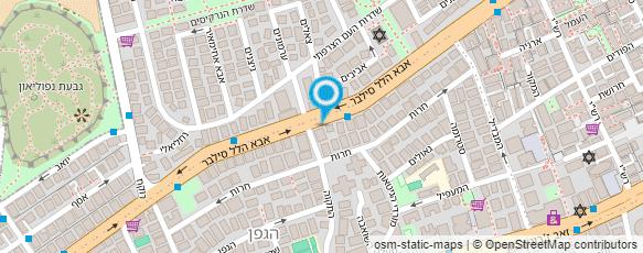 מפת הגעה אל ברנפלד דוד