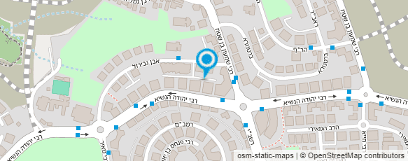 מפת הגעה אל בנצי פרלמן