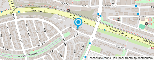 מפת הגעה אל גן גרסיאלה