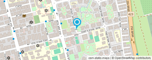 מפת הגעה אל דוריס אדלן - מעצבת גרפית