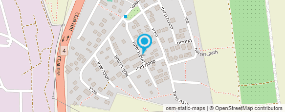 מפת הגעה אל דנה רחלין