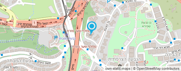 מפת הגעה אל בתאל גולדברג - מטפלת רגשית