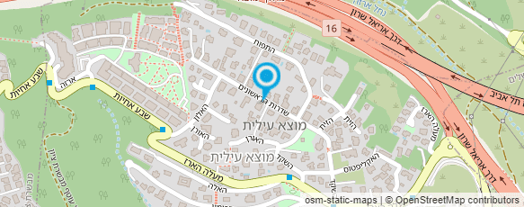 מפת הגעה אל שרי וורטמן - אמנית קווילינג