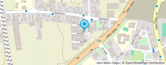 מפת הגעה אל SKY LAND הפקת אירועים