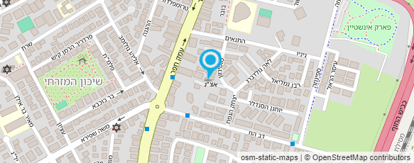 מפת הגעה אל אשר יצר-שירותים ניידים