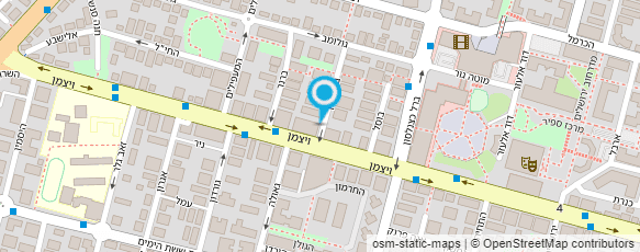 מפת הגעה אל צפריר רבינוביץ - מאמן לחיים בריאים