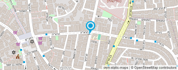 מפת הגעה אל GYMG - סטודיו ג'ים ג'י