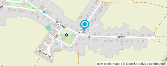 מפת הגעה אל כחול במושב