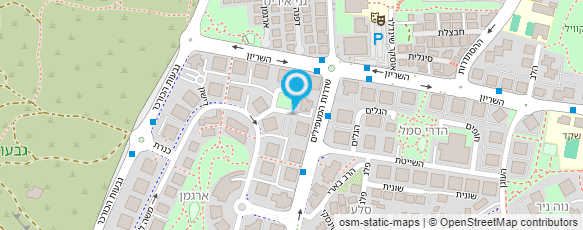 מפת הגעה אל בנצי - טניס שולחן