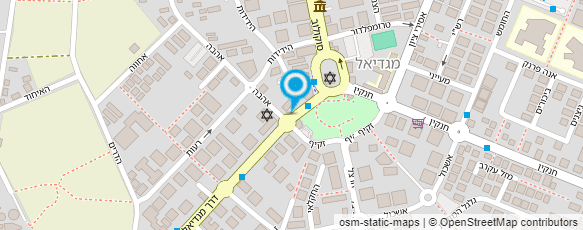 מפת הגעה אל המרכז לבניין