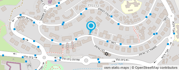 מפת הגעה אל אולמי היכל הנגינה