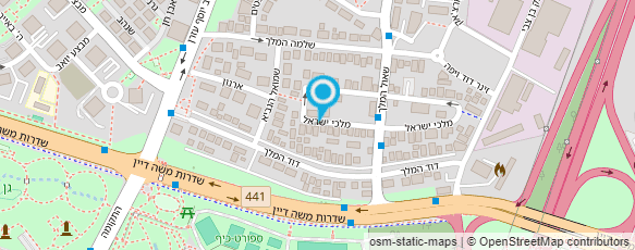 מפת הגעה אל נטלי גצלטר