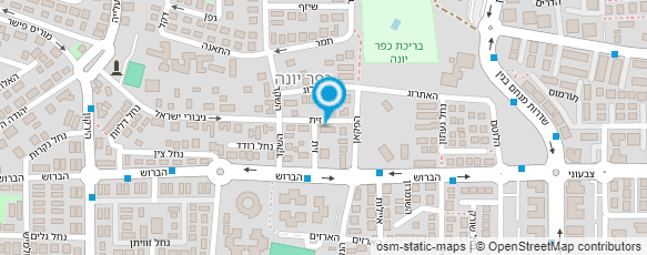 מפת הגעה אל פיצה דומו PIZZA DOMO