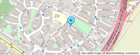 מפת הגעה אל הדסה-אופנה צנועה