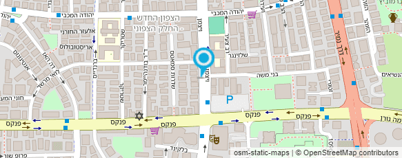 מפת הגעה אל יריב אוסטין פסיכותרפיה