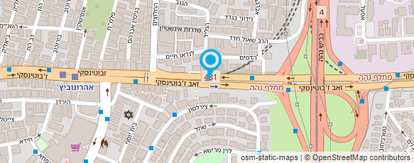 מפת הגעה אל עו"ד סויד משה