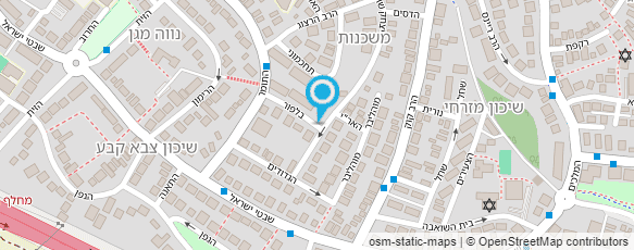 מפת הגעה אל מוזס הסעות