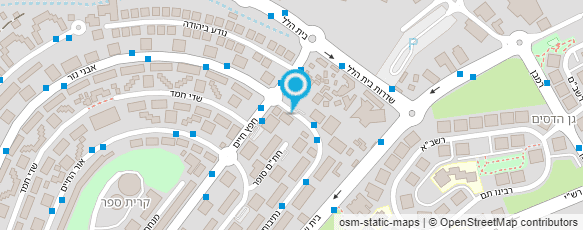 מפת הגעה אל אולם מאור חיים