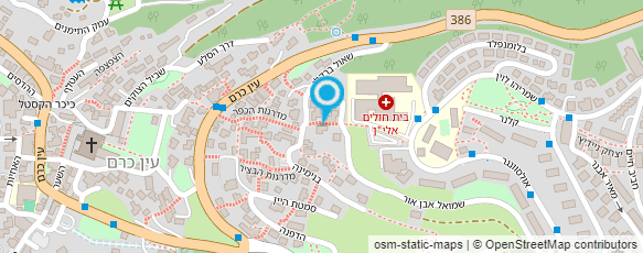 מפת הגעה אל הקן בית נופש רומנטי