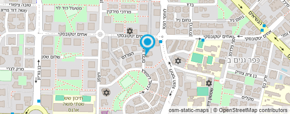 מפת הגעה אל דוד הופמן מפת הגעה אל דוד הופמן