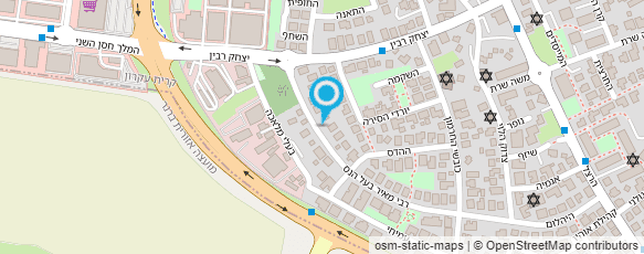 מפת הגעה אל המוסך של צח