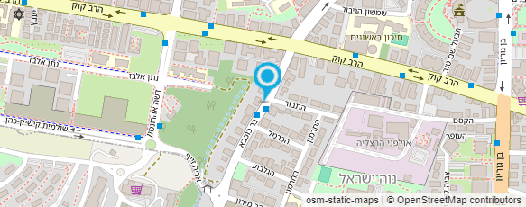 מפת הגעה אל אדוה וולק - בריאות עם לב