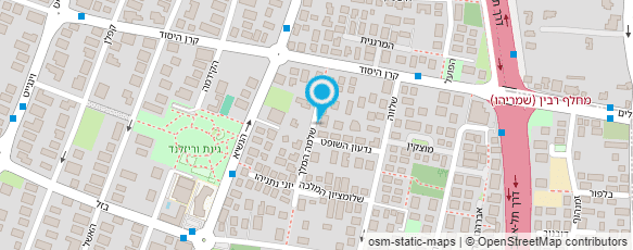 מפת הגעה אל פרופ' רוני טפר