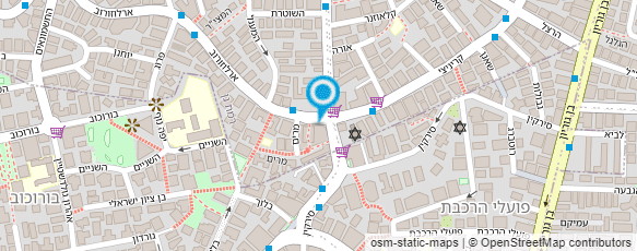 מפת הגעה אל איזי סטודיו בניית אתרים