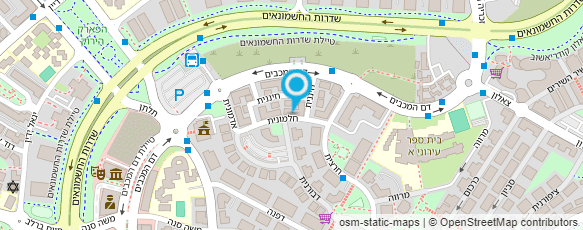 מפת הגעה אל נטלי - תופרת שמלות