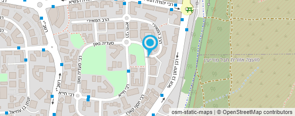 מפת הגעה אל תאטרון הבובות של צופי