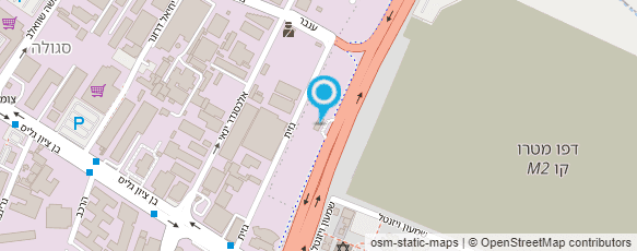 מפת הגעה אל שניצל גוגיס