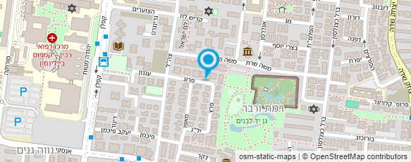 מפת הגעה אל עו"ד זיו קרן